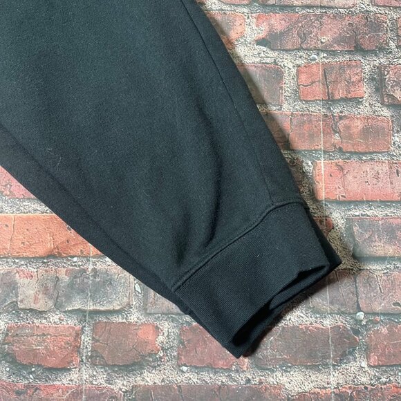 Nike Womens Jogger Pants Size L Black Fleece Pull On Drawstring Activewear - Picture 2 of 7